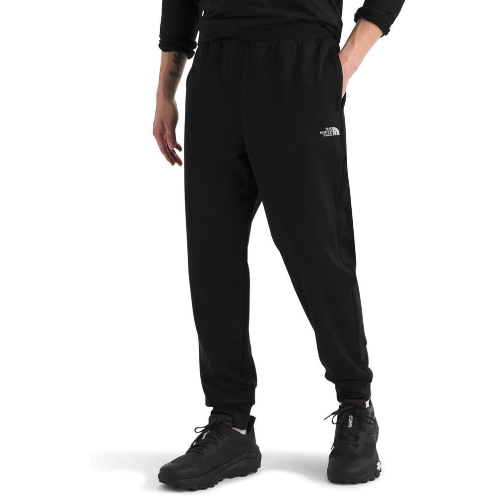 imageTHE NORTH FACE Mens TNF Performance Fleece SW Pant Internal Drawcord Ribbed Waistband amp Convenient Hand PocketsTnf Black