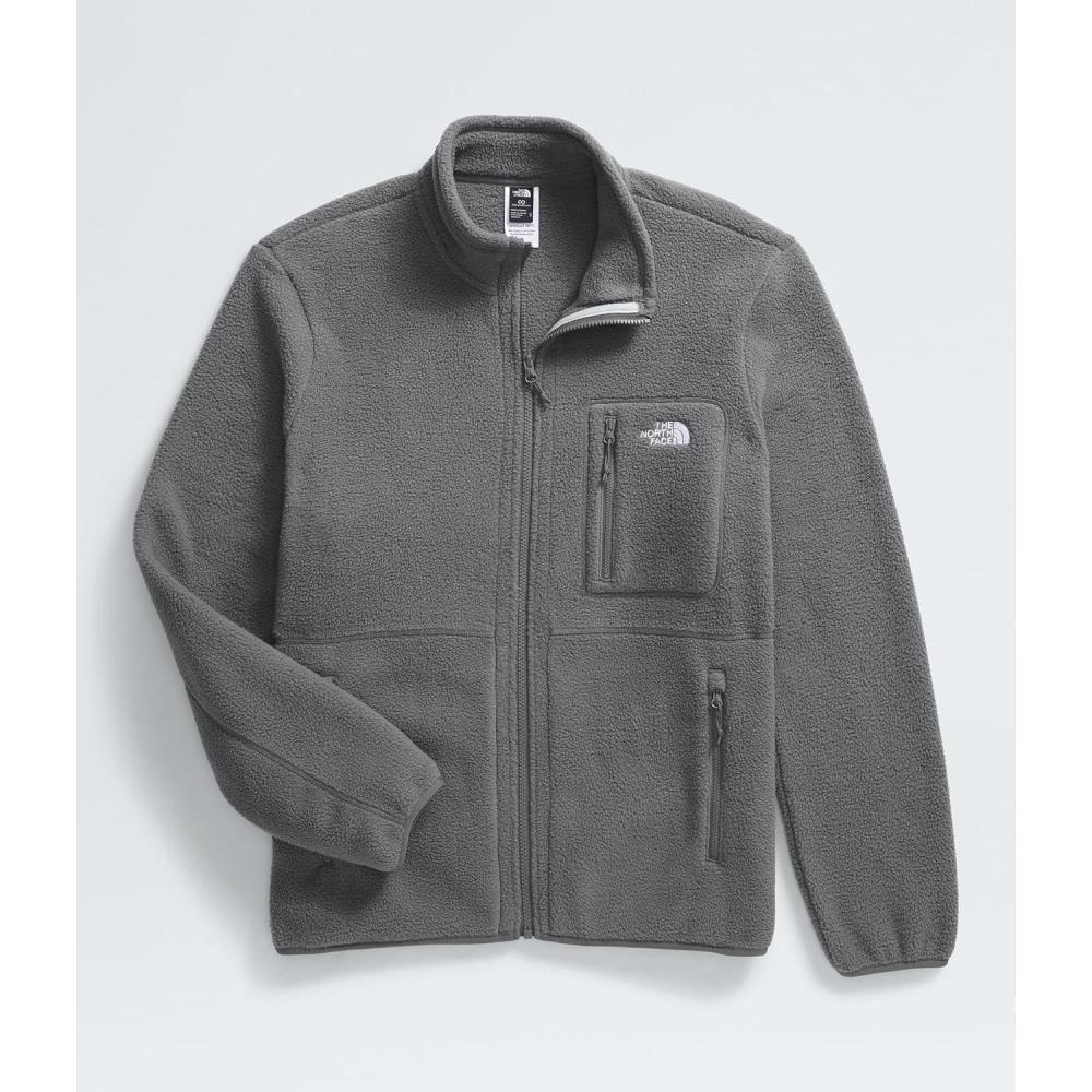 imageTHE NORTH FACE Mens Yumiori Full Zip Jacket  Lightweight Fleece Coat With Embroidered Logo Zip PocketsSmoked PearlSmoked PearlSmoked Pearl