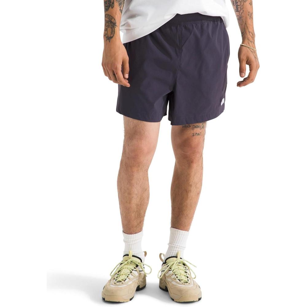 imageThe North Face Mens Class V Pathfinder WaterRepellent Pullon 5 Short Moisture Wicking Elastic WaistbandEndless Dusk