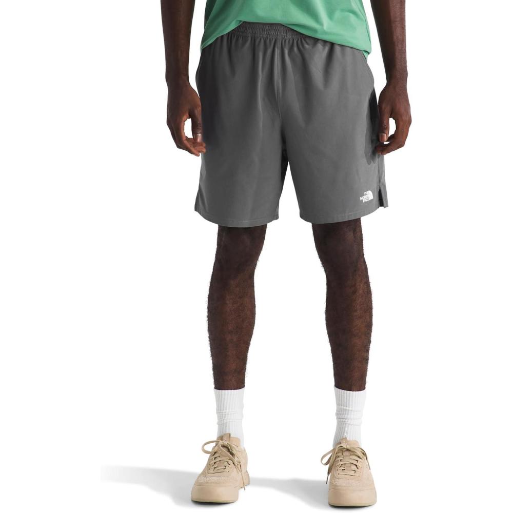 imageThe North Face Mens Wander 2in1 Short 7 Moisture Wicking Water Repellent Finish Stretch Waistband Hand PocketsSmoked Pearl