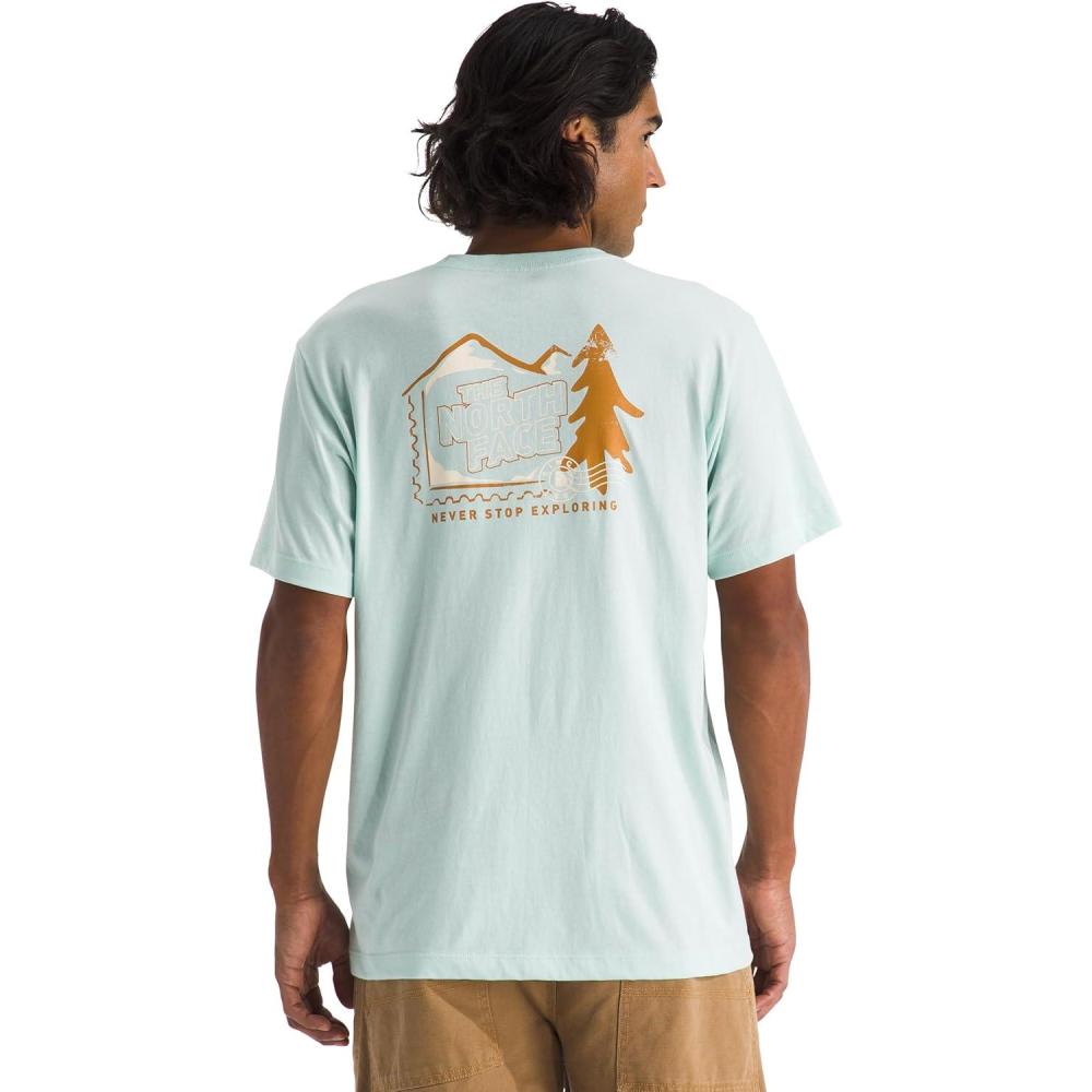 imageThe North Face Mountain Stamps Regular Short Sleeve TeeOpal Frost