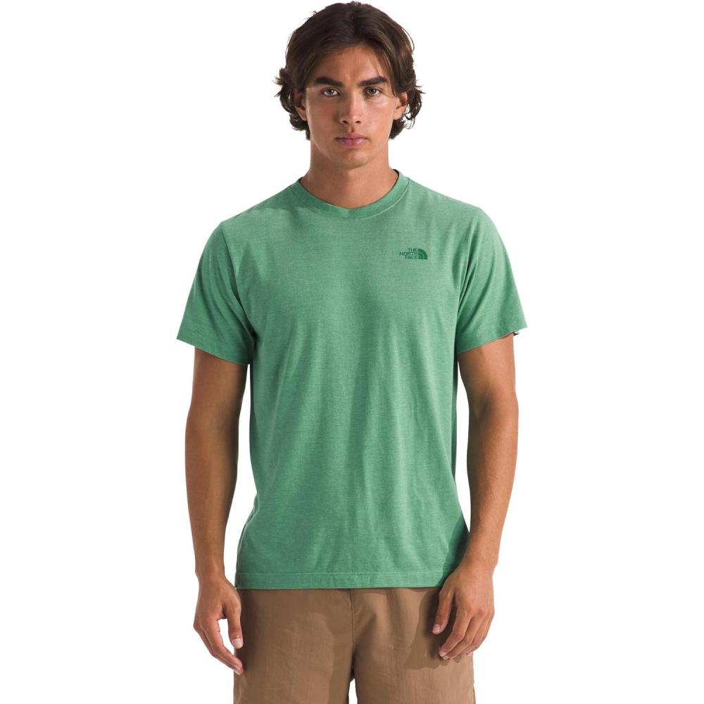 imageThe North Face SS TriBlend TeeDimmed Algae White Heather