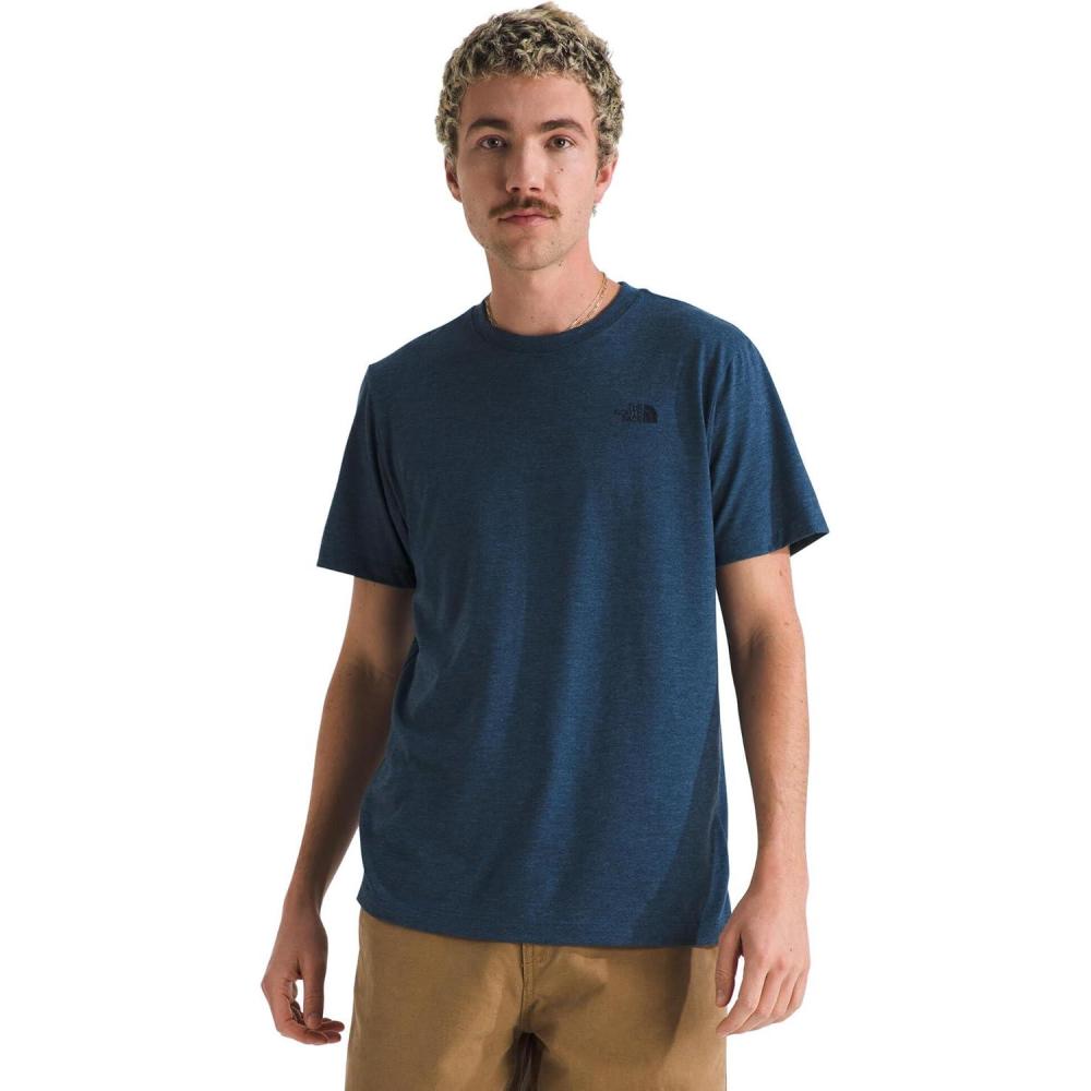 imageThe North Face SS TriBlend TeeShady Blue White Heather