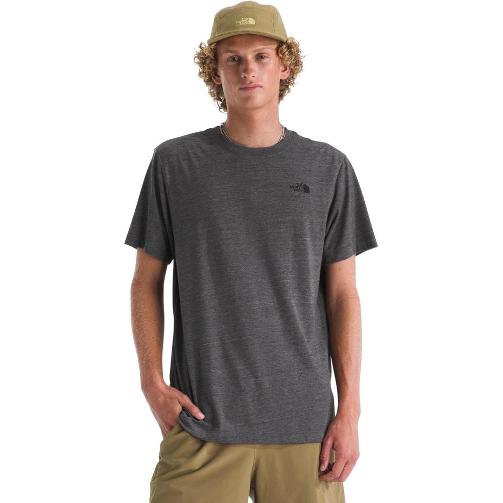 imageThe North Face SS TriBlend TeeTnf Black White Heather