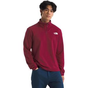 THE NORTH FACE Men’s Cedar Trail Grid Fleece 1/4 Zip(Beetroot)