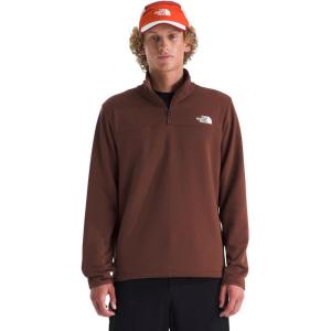 THE NORTH FACE Men’s Cedar Trail Grid Fleece 1/4 Zip(Ember Soil)