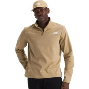 THE NORTH FACE Men’s Cedar Trail Grid Fleece 1/4 Zip(Khaki Stone)