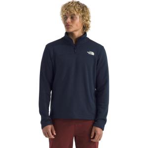 THE NORTH FACE Men’s Cedar Trail Grid Fleece 1/4 Zip(Summit Navy)
