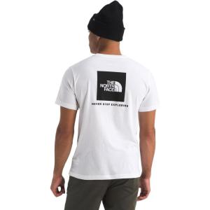 THE NORTH FACE Men’s Core Box NSE Short Sleeve Tee | Branded T-shirt With a Ribbed Collar(Tnf White)