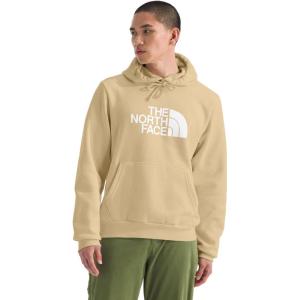THE NORTH FACE Men’s Evolution Half Dome Hoodie | Sweatshirt With 2 Piece Hood, Adjustable Drawcord, Kangaroo Hand Pocket(Khaki Stone)