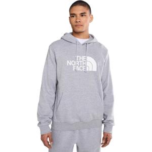 THE NORTH FACE Men’s Evolution Half Dome Hoodie | Sweatshirt With 2 Piece Hood, Adjustable Drawcord, Kangaroo Hand Pocket(Tnf Pale Grey Heather)
