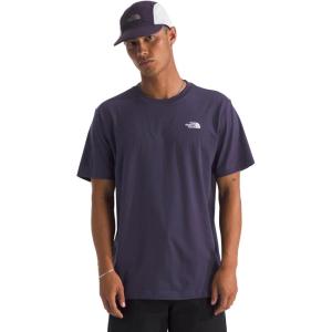 THE NORTH FACE Men’s Evolution Simple Dome Short-sleeve Tee (Standard & Big Size) | Cotton Shirt With the Classic Logo(Endless Dusk)