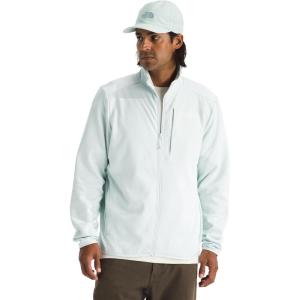 THE NORTH FACE Men’s TNF Performance Fleece Full Zip Jacket | Lightweight Pullover With Zip Pockets(Pearl Stone)