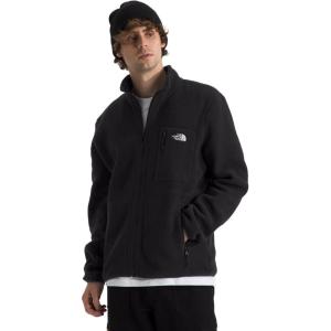 THE NORTH FACE Men’s Yumiori Full Zip Jacket | Lightweight Fleece Coat With Embroidered Logo, Zip Pockets(Tnf Black/Tnf Black/Tnf Black)