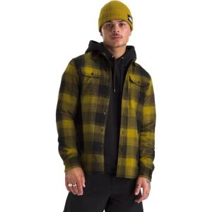 The North FACE Mens Arroyo Long-Sleeve Flannel Button-Down Shirt(Deep Dijon Tnf Shadow Plaid)