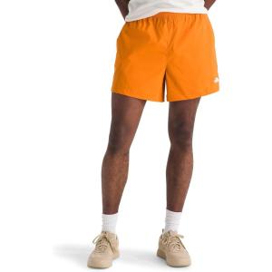 The North Face Mens Class V Pathfinder Water-Repellent Pull-on 5″ Short – Moisture Wicking, Elastic Waistband(Dust Orange)