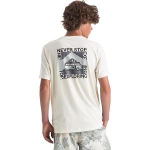 The North Face Men’s Escape The City Short-Sleeve Tee – Casual Stylish Graphic T-Shirt, Regular Fit, Soft Cotton Fabric(White Dune)