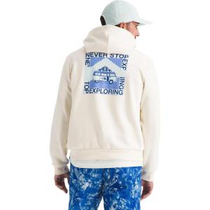 The North Face Men’s Escape the City Hoodie – Casual Pullover Sweatshirt, Bold Graphic Designs, Kangaroo Hand Pocket(White Dune)