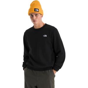 The North Face Men’s Evolution Simple Dome Crew – Ribbed Collar & Hem, Classic Logo(Tnf Black)