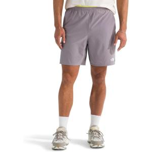 The North Face Men’s Wander 2-in-1 Short 7″ – Moisture Wicking, Water Repellent Finish, Stretch Waistband, Hand Pockets(Transcendent Grey/Fizz Lime)
