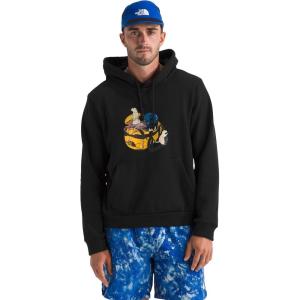 The North Face Men’s Woodland Wanderer Hoodie – Casual Pullover Sweatshirt With Bold Graphic Designs, Kangaroo Hand Pocket(Tnf Black)