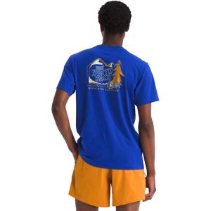 The North Face Mountain Stamps Regular Short Sleeve Tee(Tnf Blue)