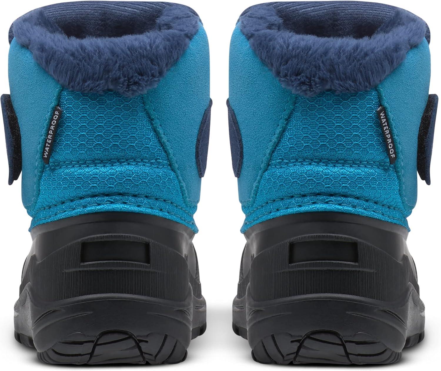 imageTHE NORTH FACE Kids Alpenglow II Insulated Snow Boot Waterproof Construction amp Durable Rubber OutsoleAcoustic BlueShady Blue