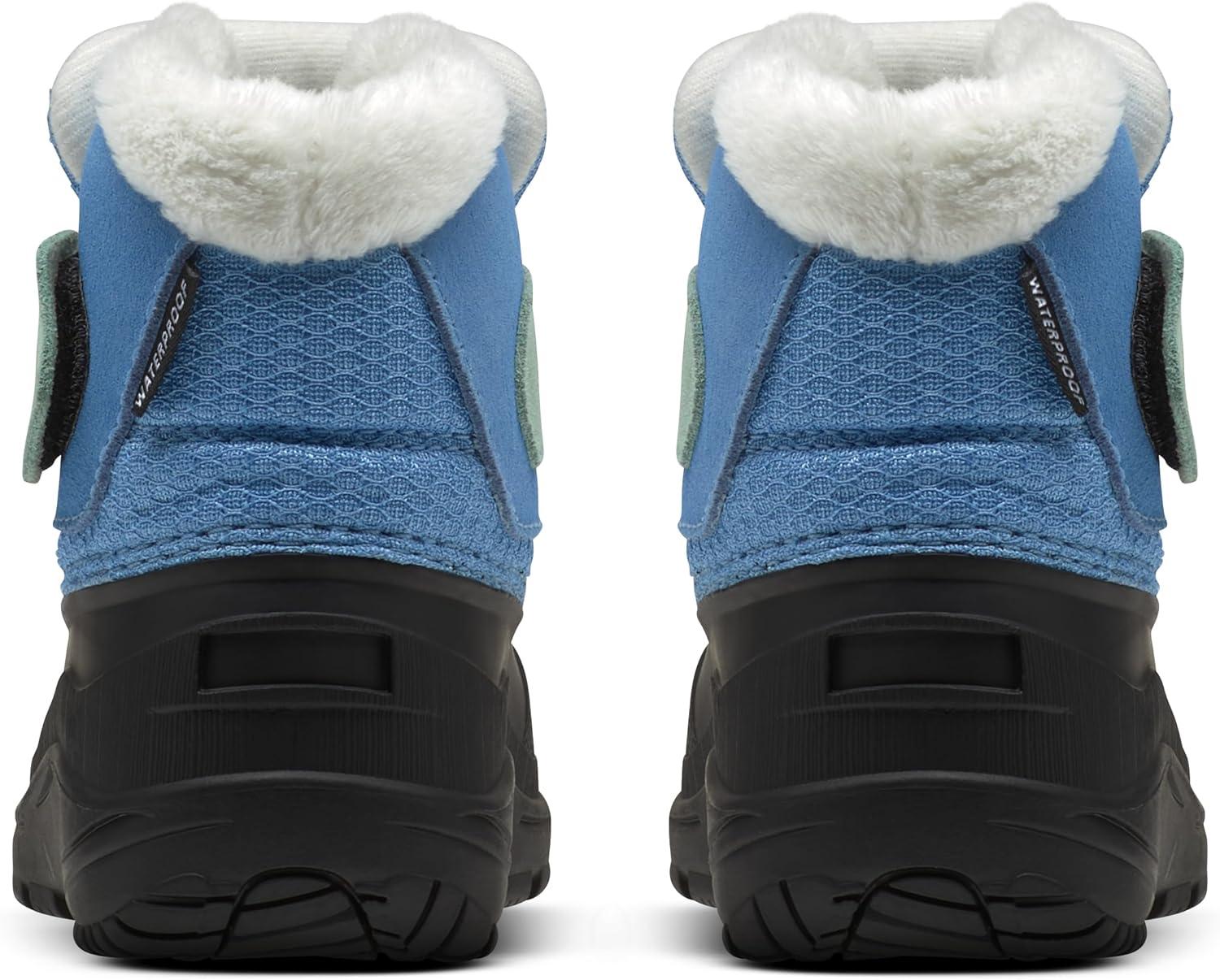 imageTHE NORTH FACE Kids Alpenglow II Insulated Snow Boot Waterproof Construction amp Durable Rubber OutsoleDark CornflowerMuted Pine