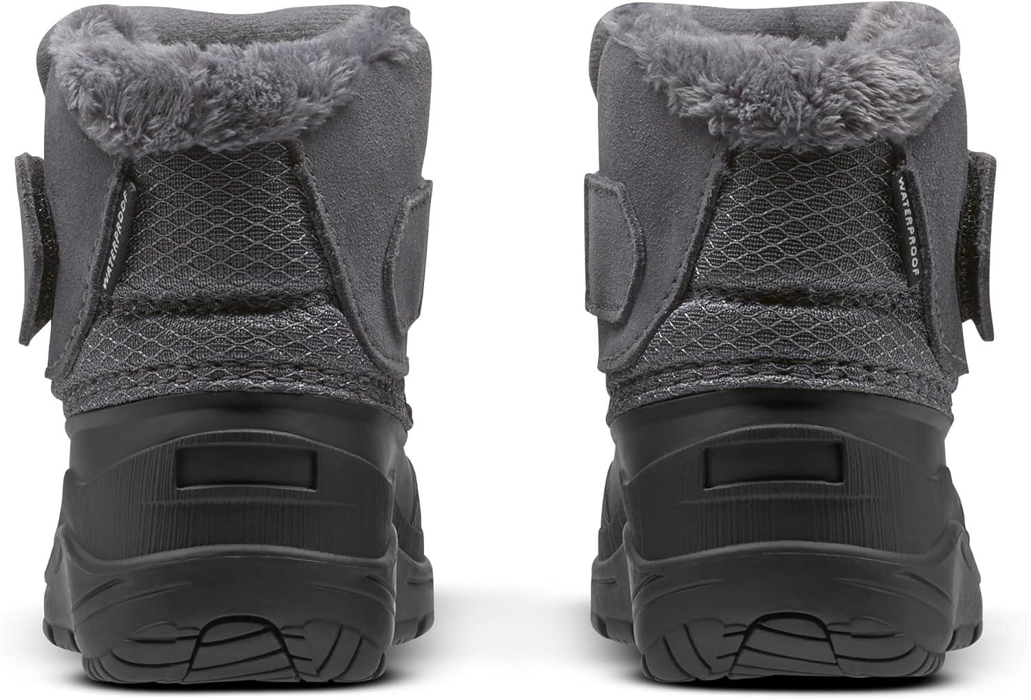 imageTHE NORTH FACE Kids Alpenglow II Insulated Snow Boot Waterproof Construction amp Durable Rubber OutsoleTnf BlackZinc Grey