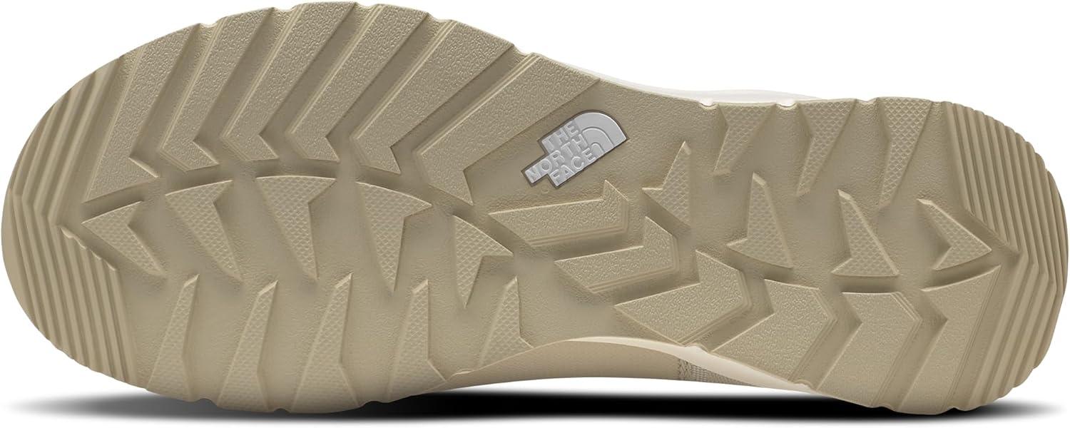 imageTHE NORTH FACE Kids Thermoball Pullon Wp Boot Insulated amp Waterproof Bungee Collar Rubber SoleWhite DuneGravel
