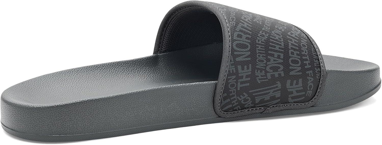 imageTHE NORTH FACE Mens Base Camp Slide III Sandal Highly Cushioned Durable TPU Strap amp Rubber OutsoleLogo Mania PrintAnthracite Grey