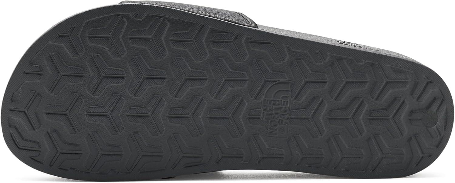 imageTHE NORTH FACE Mens Base Camp Slide III Sandal Highly Cushioned Durable TPU Strap amp Rubber OutsoleLogo Mania PrintAnthracite Grey