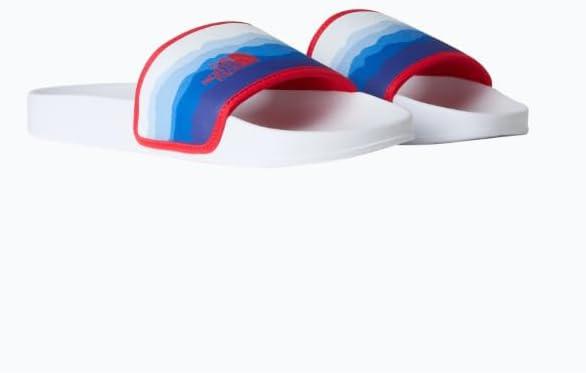 imageTHE NORTH FACE Mens Base Camp Slide III Sandal Highly Cushioned Durable TPU Strap amp Rubber OutsoleSky Scene PrintTnf White
