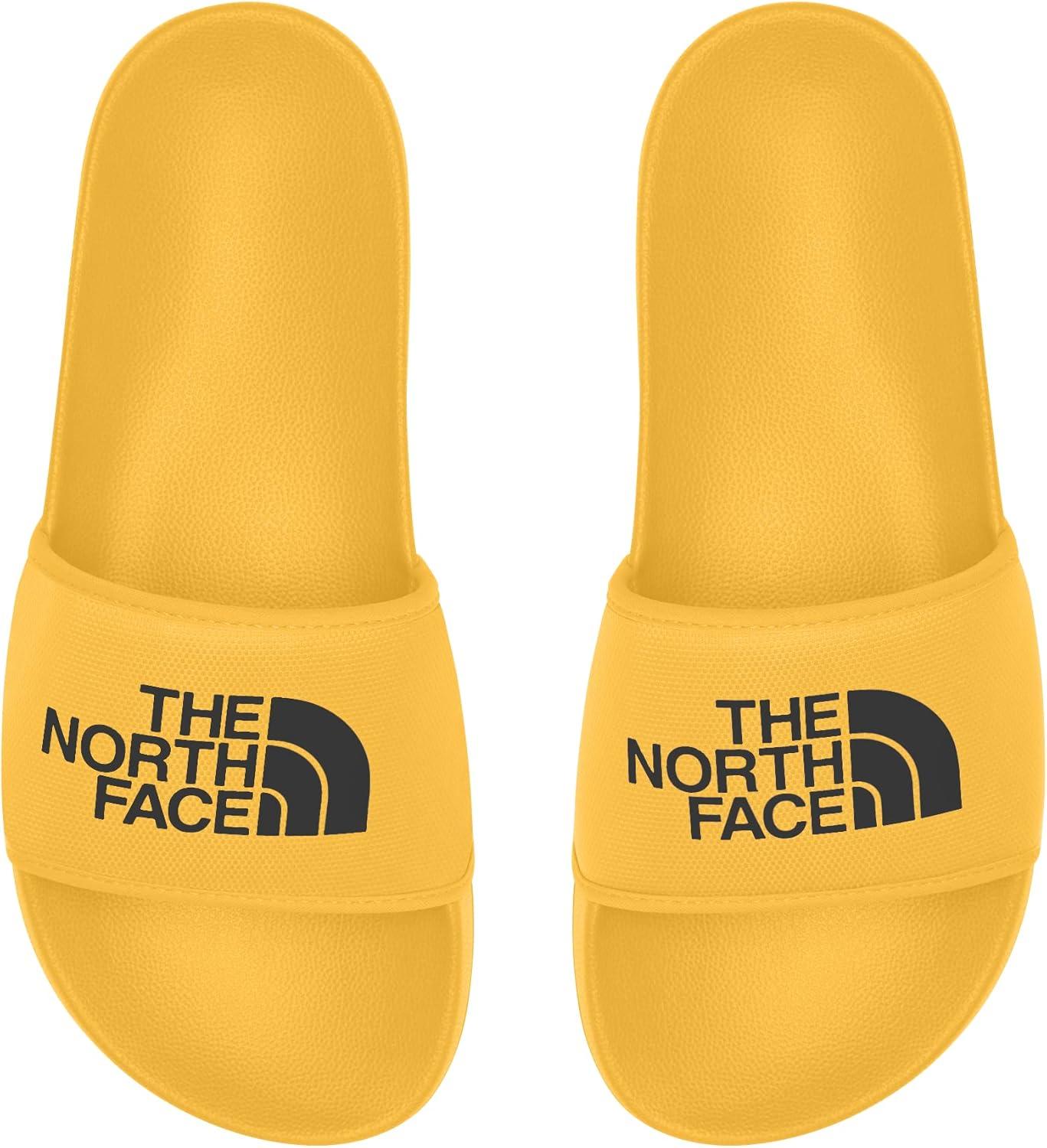 imageTHE NORTH FACE Mens Base Camp Slide III Sandal Highly Cushioned Durable TPU Strap amp Rubber OutsoleSummit GoldTnf Black