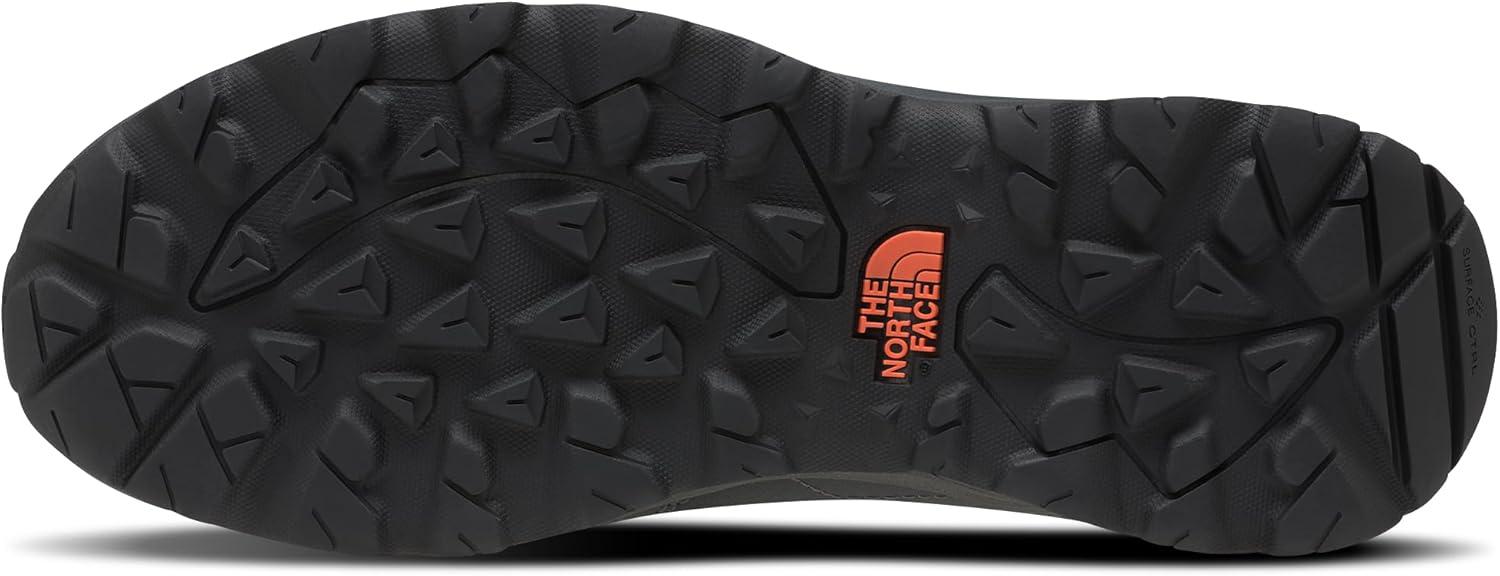 imageTHE NORTH FACE Mens Hedgehog 3 Waterproof Hiking Boot Ripstop Leather Upper Rubber OutsoleAsphalt GreyBlue Moss