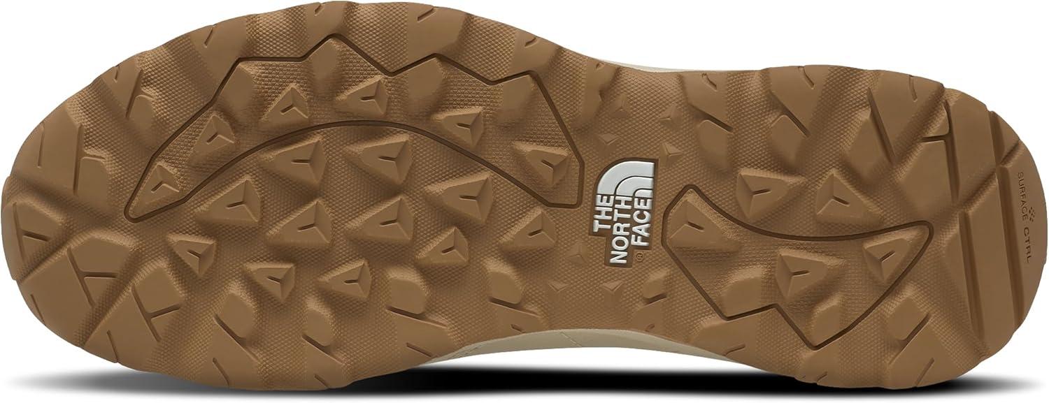 imageTHE NORTH FACE Mens Hedgehog 3 Waterproof Hiking Boot Ripstop Leather Upper Rubber OutsoleGravelKhaki Stone