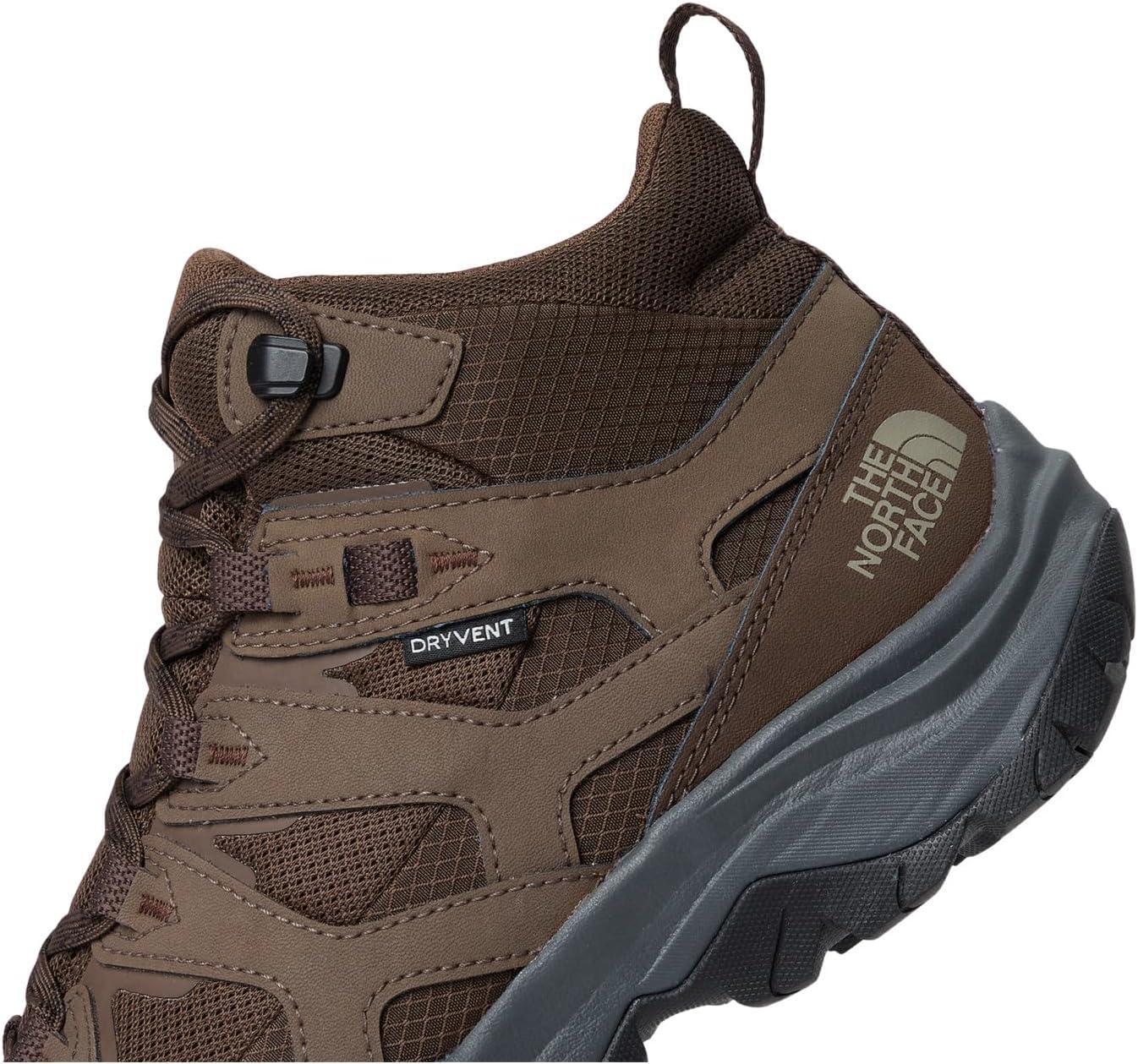 imageTHE NORTH FACE Mens Hedgehog 3 Waterproof Hiking Boot Ripstop Leather Upper Rubber OutsoleSmokey BrownDemitasse Brown