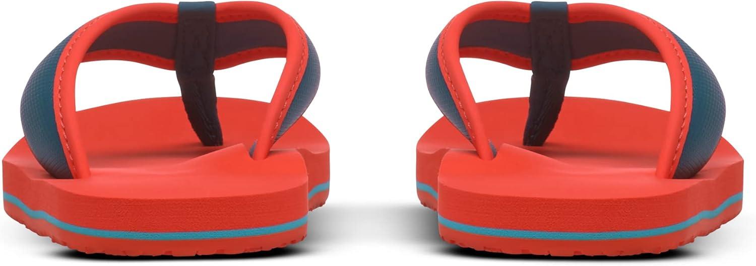 imageThe North Face Kids Base Camp FlipFlop ToddlerLittle KidBig KidRetro OrangeCoral Blue