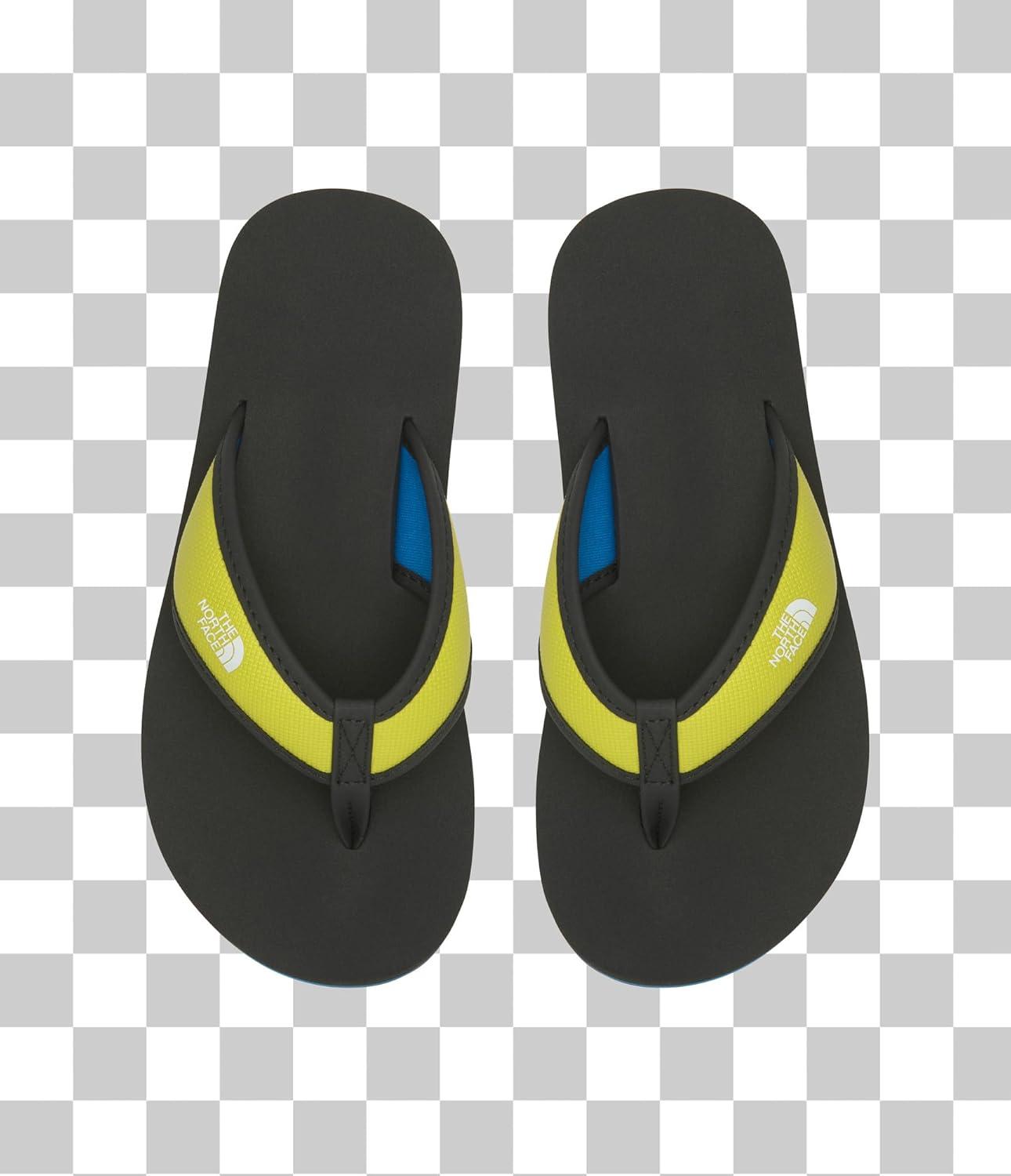 imageThe North Face Kids Base Camp FlipFlop ToddlerLittle KidBig KidSulphur Spring GreenHero Blue