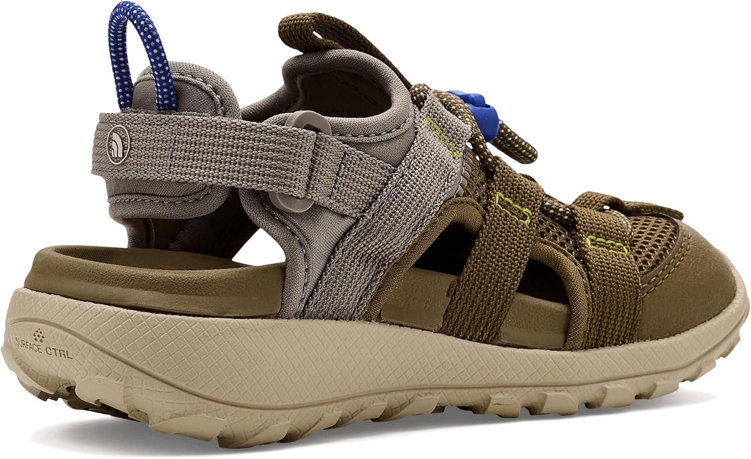 imageThe North Face Kids Explore Camp Shandal Kids Hiking Sandal for Boys amp GirlsCedarTnf Blue
