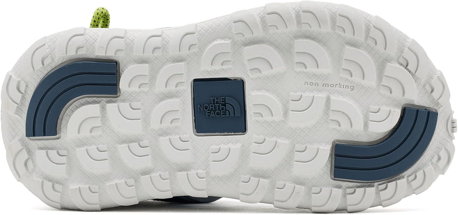 imageThe North Face Kids Explore Camp Shandal Kids Hiking Sandal for Boys amp GirlsFrost GreyFizz Lime