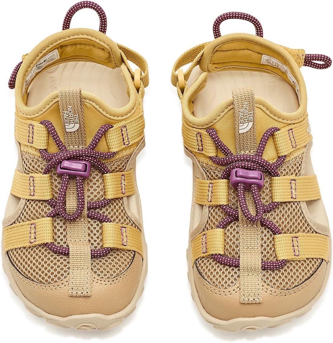 imageThe North Face Kids Explore Camp Shandal Kids Hiking Sandal for Boys amp GirlsKhaki StoneHoneyed Sand