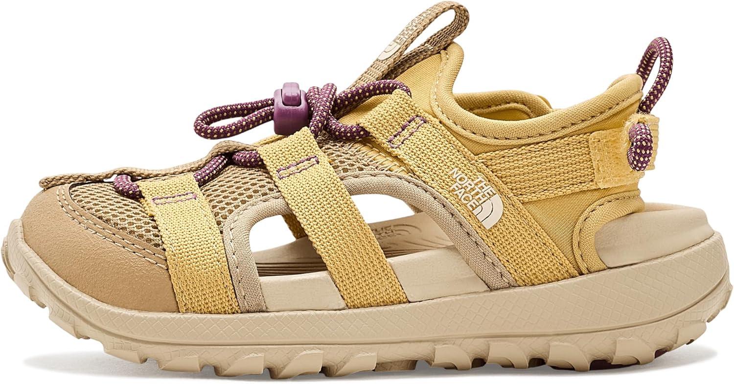 imageThe North Face Kids Explore Camp Shandal Kids Hiking Sandal for Boys amp GirlsKhaki StoneHoneyed Sand