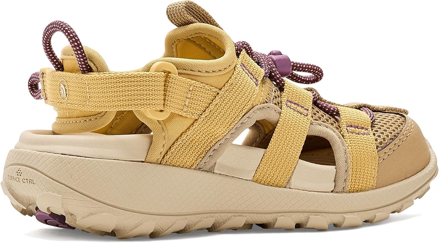 imageThe North Face Kids Explore Camp Shandal Kids Hiking Sandal for Boys amp GirlsKhaki StoneHoneyed Sand