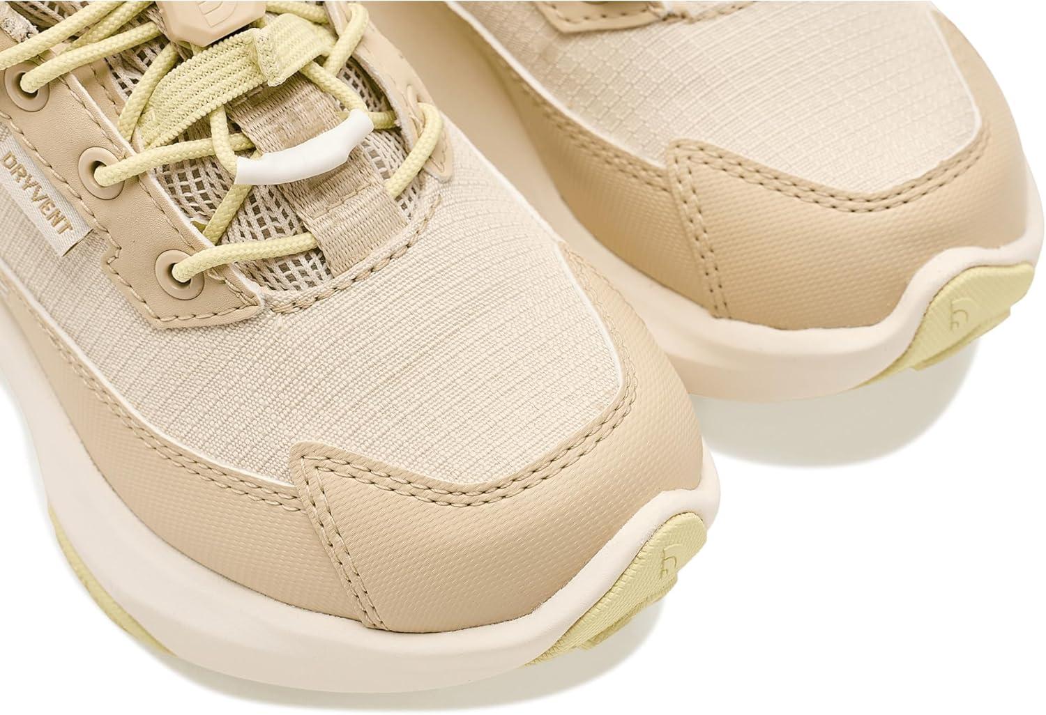imageThe North Face Kids Fastpack II Hiker Waterproof Hiking Shoe Cushioned Rubber Sole Abrasion ResistantDesert StoneLemon Mist
