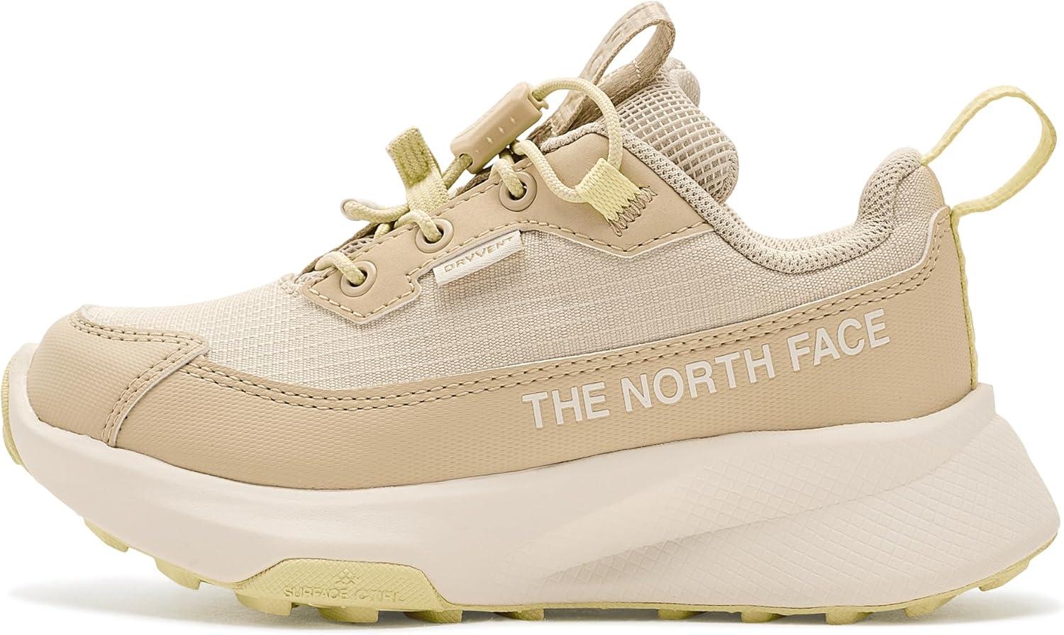 imageThe North Face Kids Fastpack II Hiker Waterproof Hiking Shoe Cushioned Rubber Sole Abrasion ResistantDesert StoneLemon Mist