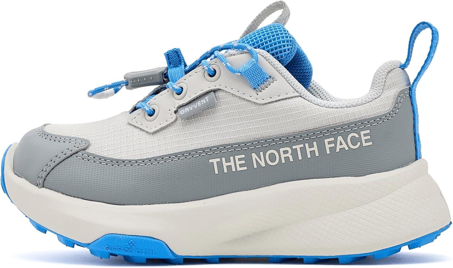 imageThe North Face Kids Fastpack II Hiker Waterproof Hiking Shoe Cushioned Rubber Sole Abrasion ResistantGlacier GrayMarina Blue