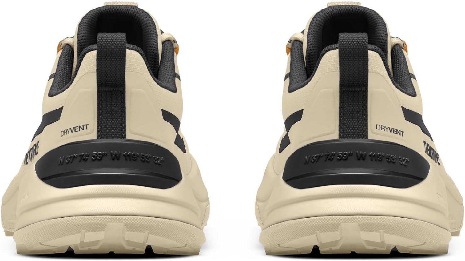imageThe North Face Mens Fastpack Waterproof Hiking Shoe Highly Cushioned Rubber Outsole 5mm LugsDesert StoneTnf Black
