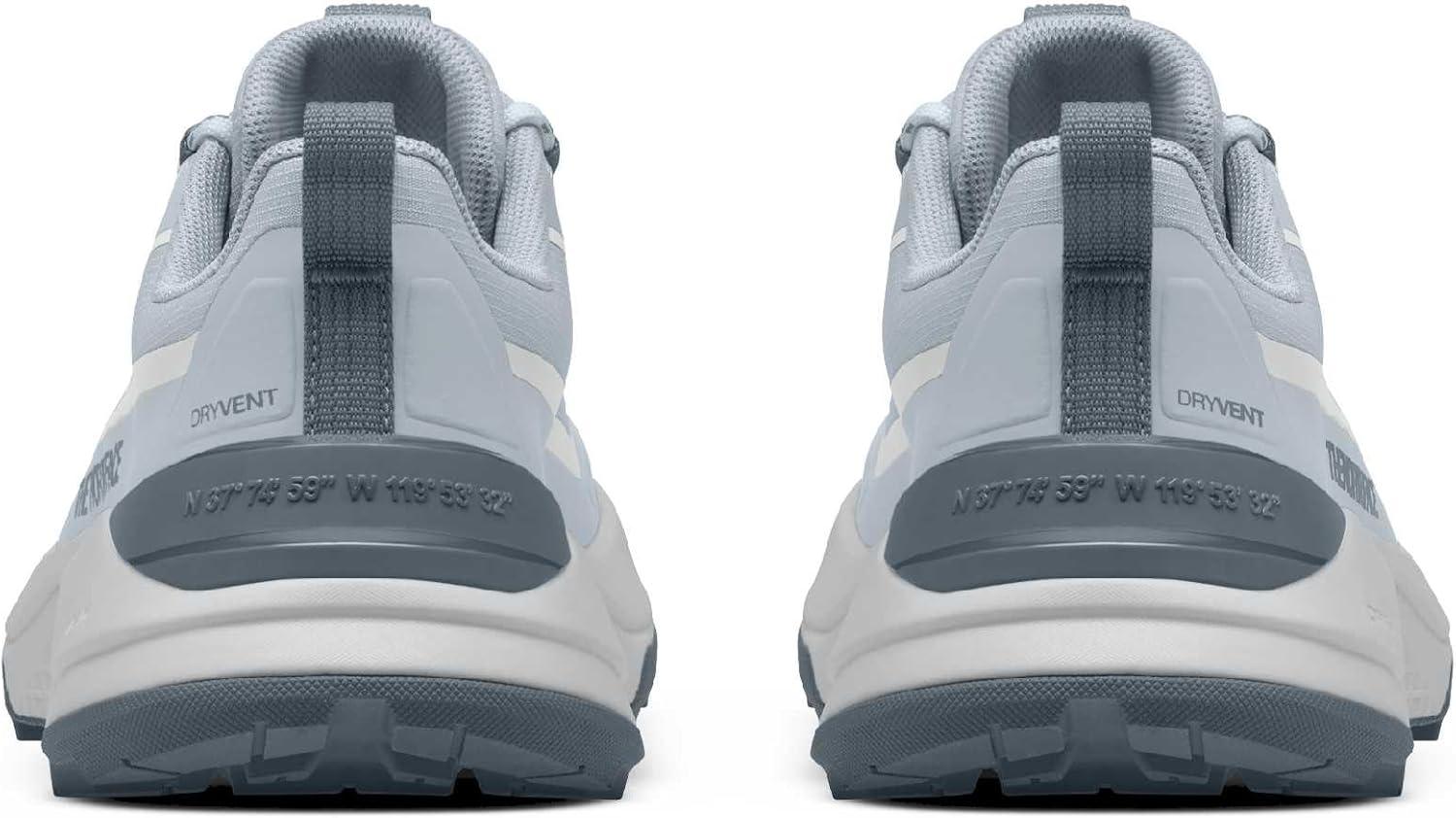 imageThe North Face Mens Fastpack Waterproof Hiking Shoe Highly Cushioned Rubber Outsole 5mm LugsFrost GreyGlacier Gray