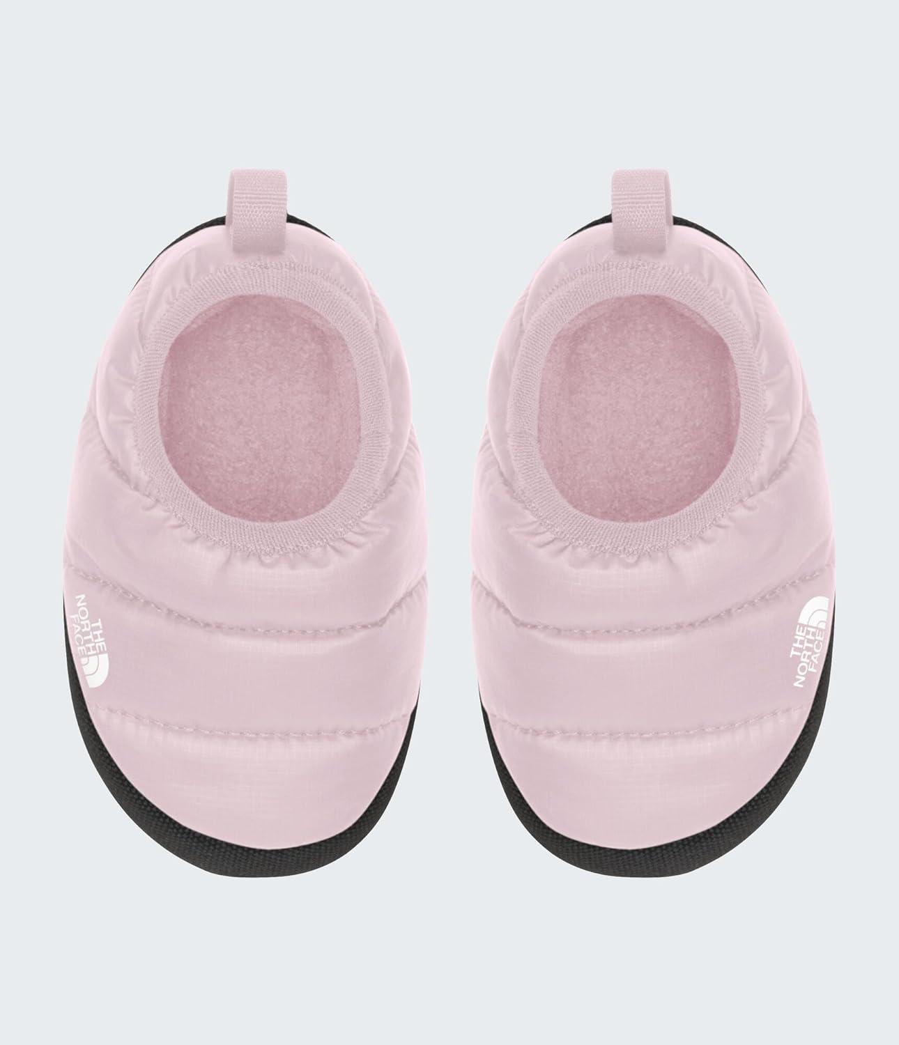imageThe North Face unisexbaby Tent Mule Slipper Insulated Toddler Shoes for Boys amp GirlsPale BlossomTnf White